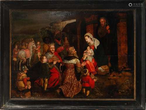 ADORATION OF THE MAGI, FLEMISH SCHOOL OF THE 16TH CENTURY