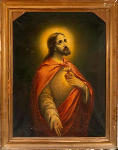 SACRED HEART OF JESUS, ITALIAN SCHOOL OF THE END OF THE 19TH...