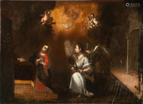 THE ANNUNCIATION OF MARY, SEVILLIAN SCHOOL OF THE 17TH CENTU...