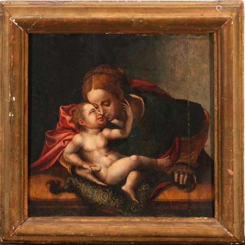 VIRGIN WITH CHILD JESUS, NORTHERN ITALIAN SCHOOL OF THE 16TH...