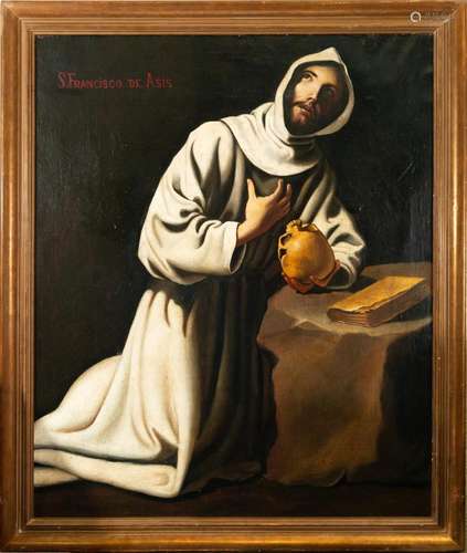 SAINT FRANCIS OF ASSISI, CIRCLE OF FRANCISCO DE ZURBARÁN, SP...