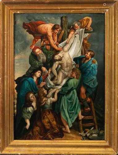 DESCENT OF CHRIST, 19TH CENTURY ITALIAN SCHOOL