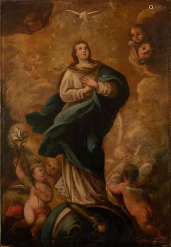 IMMACULATE VIRGIN, 18TH CENTURY SPANISH SCHOOL