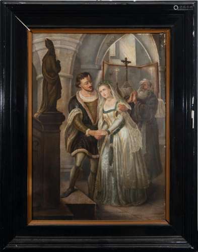 THE WEDDING OF ISABELLA THE CATHOLIC AND FERDINAND OF ARAGON...