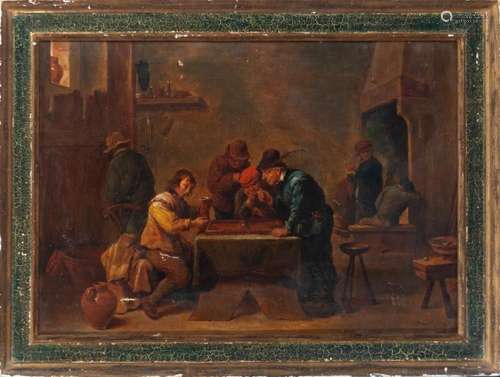 TAVERN SCENE, 17TH CENTURY DUTCH SCHOOL, CIRCLE OF DAVID TEN...