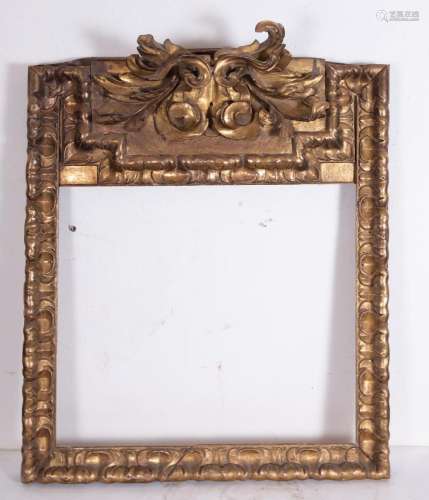 IMPORTANT SPANISH BAROQUE FRAME FROM THE 17TH CENTURY IN WOO...