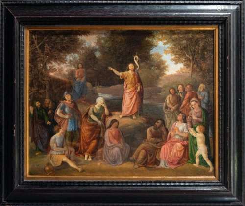 JESUS PREACHING IN THE GARDEN OF THE OLIVES, ITALO-FLEMISH S...