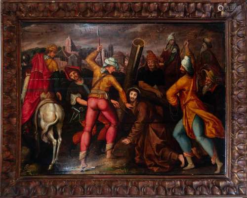 CHRIST ON THE WAY TO CALVARY, ITALO-FLEMISH SCHOOL OF THE 16...