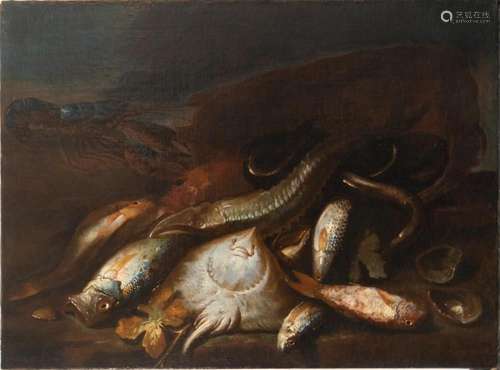 IMPORTANT FISH STILL LIFE, NEAPOLITAN SCHOOL OF THE 18TH CEN...