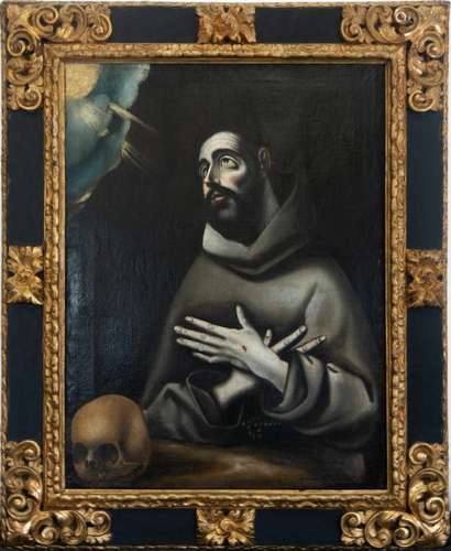 IMPORTANT PORTRAIT OF SAINT FRANCIS RECEIVING THE STIGMATA, ...