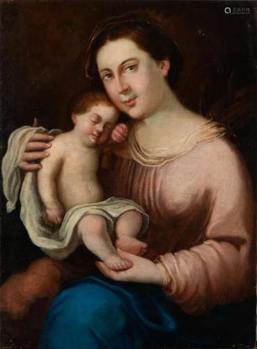 VIRGIN WITH CHILD, ITALIAN SCHOOL OF THE 17TH CENTURY