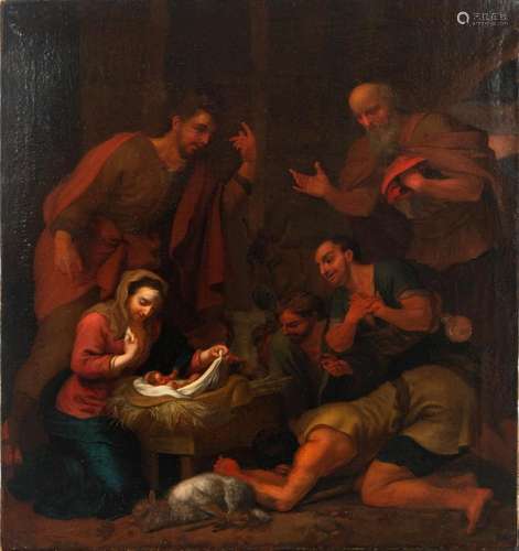 THE ADORATION OF THE SHEPHERDS, ITALIAN SCHOOL OF THE 17TH C...