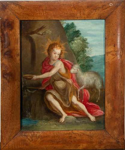 SAINT JOHN THE BAPTIST, ITALO-FLEMISH SCHOOL OF THE 17TH CEN...