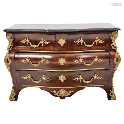 FRENCH LOUIS XV STYLE CHEST OF DRAWERS, 19TH CENTURY FRENCH ...