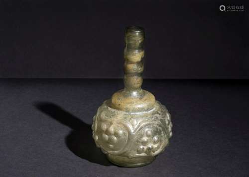 AN EXTREMELY IMPORTANT FATIMID GLASS VASE, FIRST HALF 10TH C...