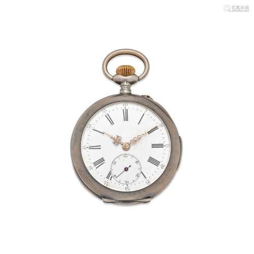 【¤】SWISS. A SILVER OPENFACE QUARTER REPEATING WATCHCirca 190...