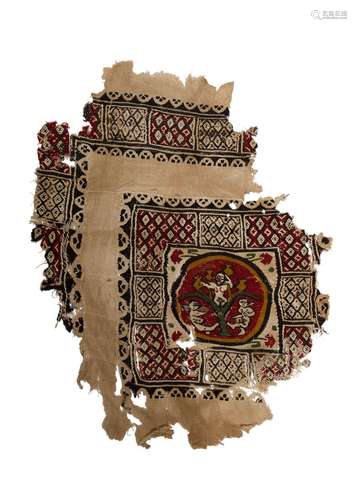 A COPTIC TEXTILE FRAGMENT, EGYPT 3RD CENTURY OR LATER