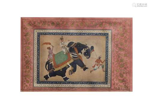 INDIAN MINIATURE PAINTING ON PAPER, 19TH/20TH CENTURY