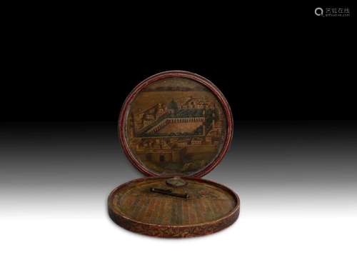 A RARE OTTOMAN QIBLA INDICATOR, TURKEY, 19TH CENTURY