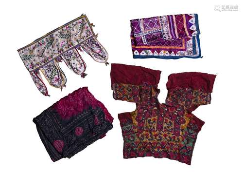 AN ASSORTMENT OF UZBEK TEXTILES