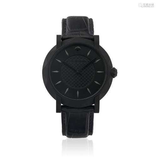 GRAFF. A PVD COATED AUTOMATIC WRISTWATCH Graffstar Slim Ecli...