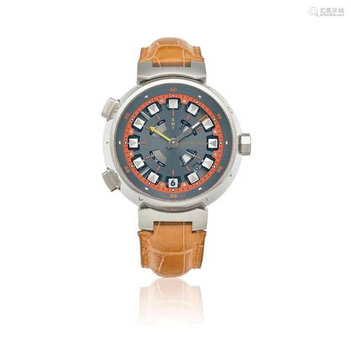 【Y】LOUIS VUITTON ONLY WATCH 2009. A UNIQUE 18K WHITE GOLD AU...