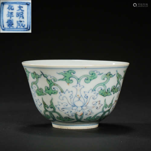 CHENGHUA DOUCAI CUP, MING DYNASTY, CHINA, 15TH CENTURY