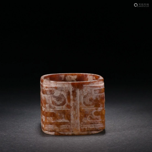 CHINESE ANTIQUE JADE CONG