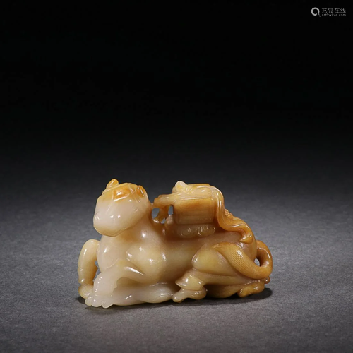 CHINESE HETIAN JADE HORSE