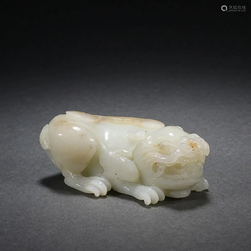 CHINESE HETIAN JADE PIXIU