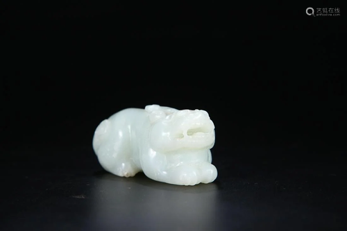 CHINESE HETIAN JADE LION