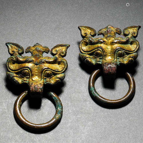 Tang Dynasty Gilt Bronze Hand