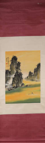Zhao Shao'ang's boat trip on the Li River