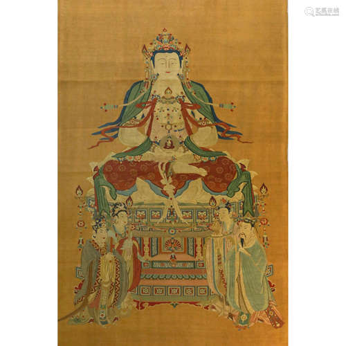 Qing Dynasty Buddhist Kesi