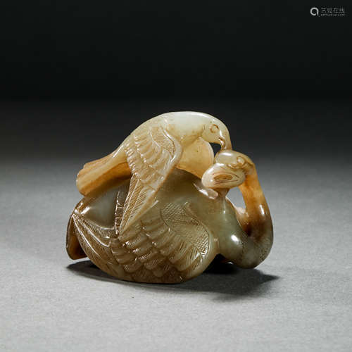 Yuan Dynasty Hetian Jade Bird