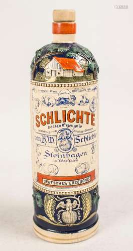 Schnapsflasche / A bottle, Schlichte Steinhagen, Albert Thew...