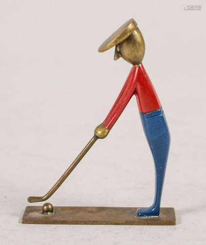 Golfspieler / A golfer, Hagenauer Werkstätten, Wien, 1938-19...