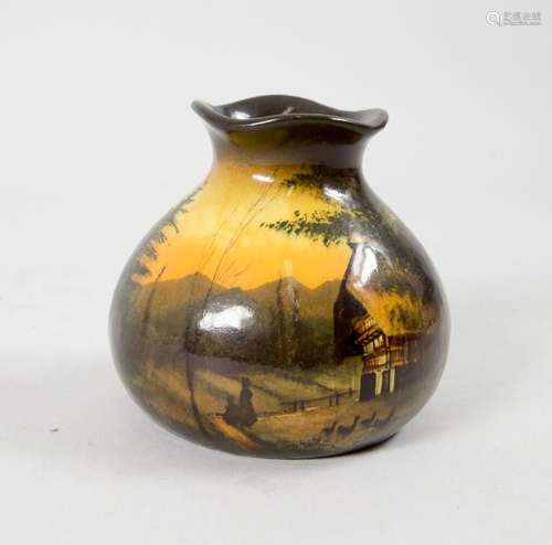 Jugendstil Vase / An Art Nouveau vase with Black Forest land...