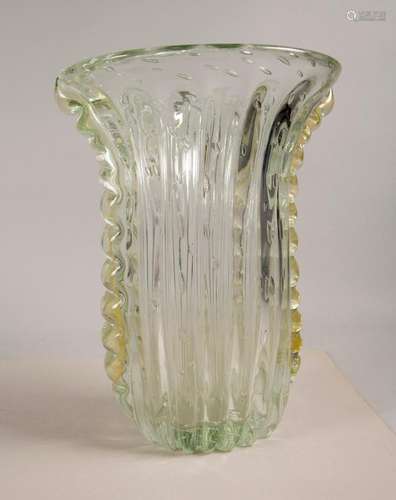 Art Déco Glasvase  Bullicante  / An Art Deco glass vase  Bul...