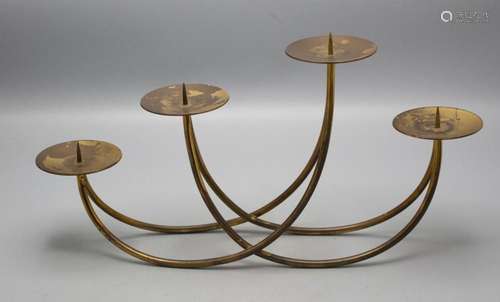 Vierflammiger Tischleuchter / A four-flamed table chandelier...