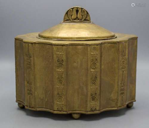 Jugendstil Dose / An Art Nouveau lidded box, Karl Bayer, Mün...