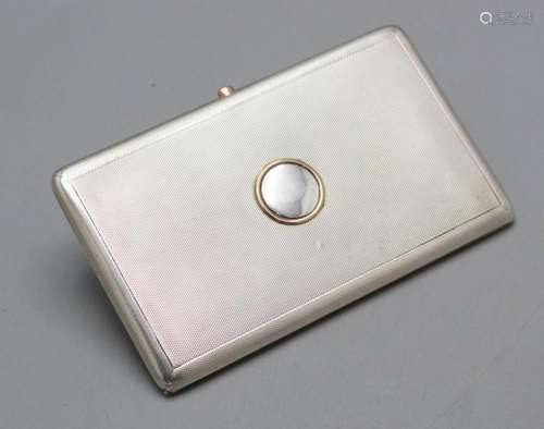 Art Deco Zigarettenetui / A Sterling cigarette case, G &...