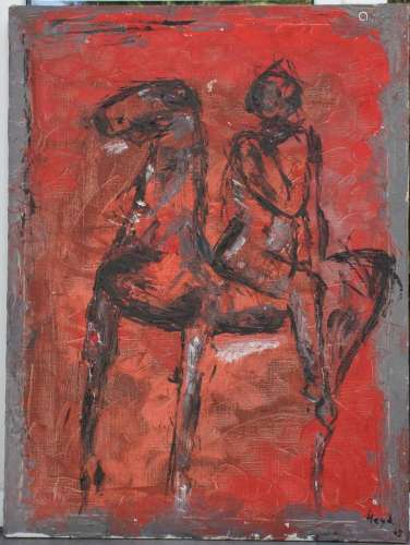 Eberhard Heyd,  Roter Reiter  /  Red rider , 1965
