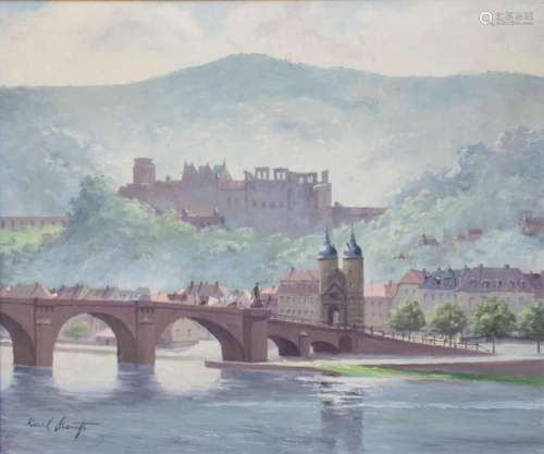 Karl STAUSS (1887-1964),  Heidelberg , um 1950