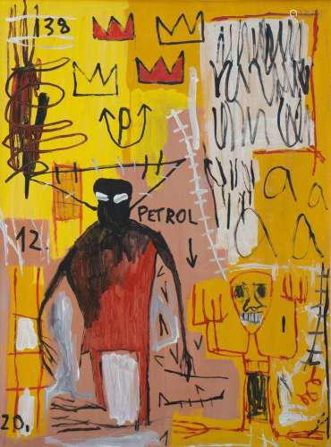 Jean-Michel Basquiat (1960-1988), zugeschr.,  Untitled (Petr...