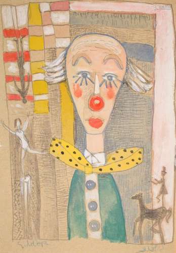 Jacob Gildor (*1948),  Clown , 2. Hälfte 20. Jh.