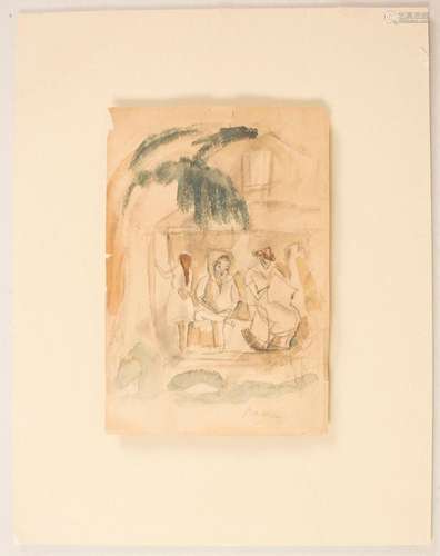 Jules Pascin (1885-1930),  Kuba  /  Cuba , Anfang 20. Jh.