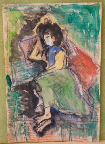 Mihail Argov (1920-1982),  Schlafende Frau  /  A sleeping wo...