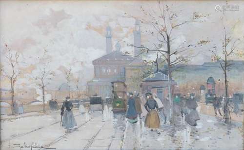 Eugène Galien-Laloue (1854-1941),  Quai Conti, Paris , um 19...