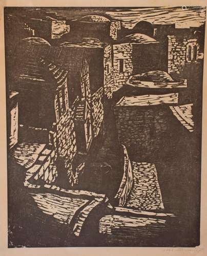 Jacob Steinhardt (1887-1968),  Jerusalem , 1934